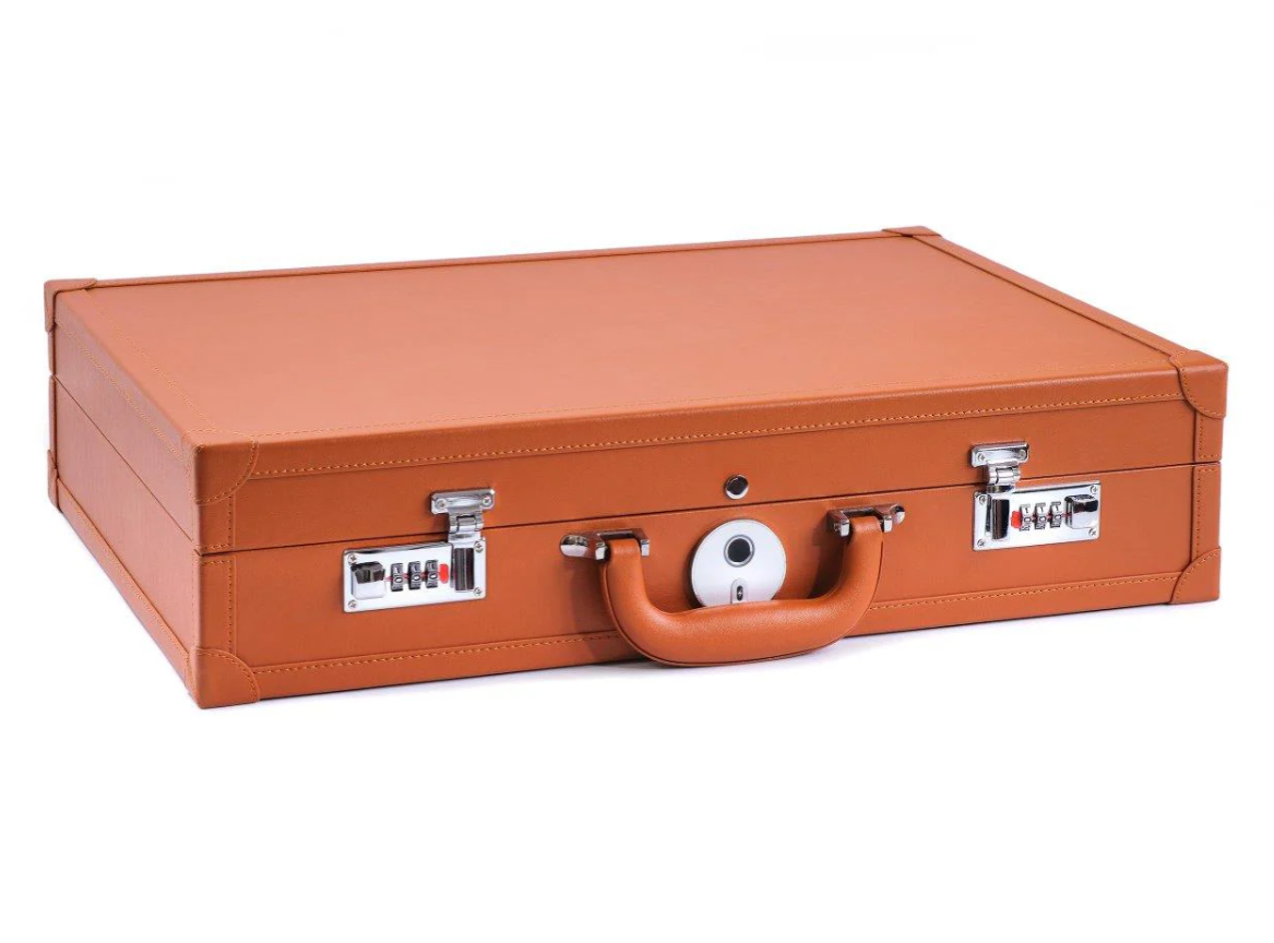 Leanschi Koffer 28 horloges - Bruin