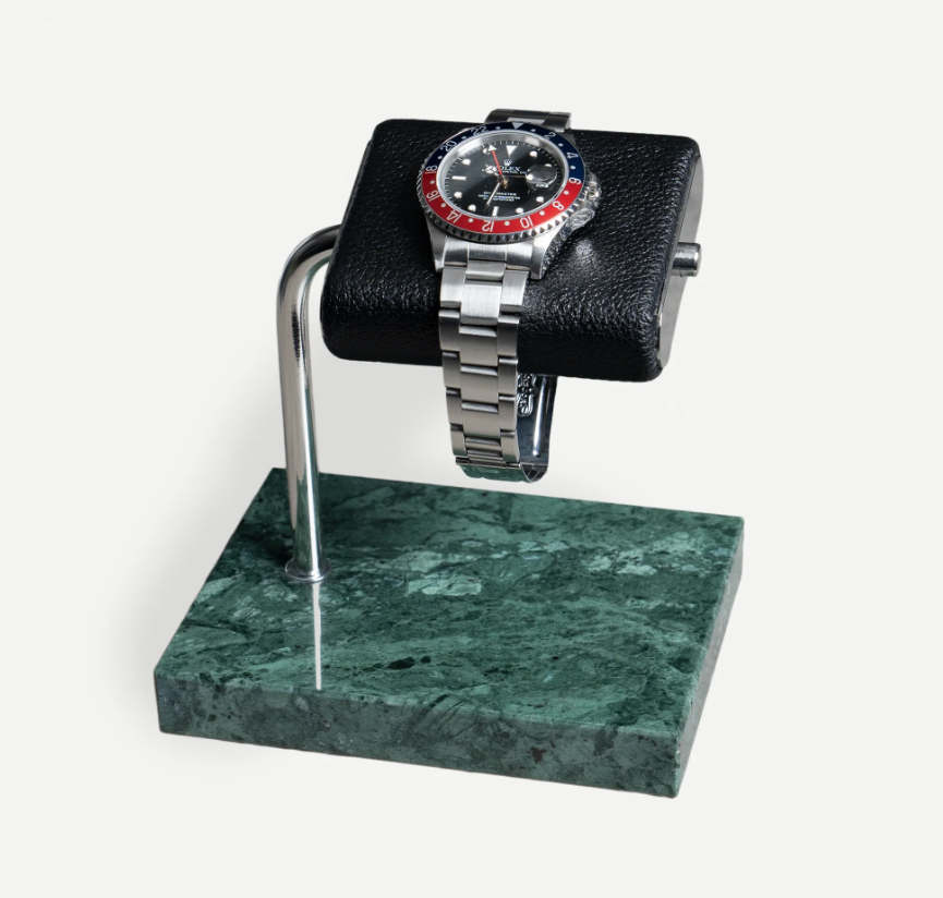 Horloge houder - Groene marmer