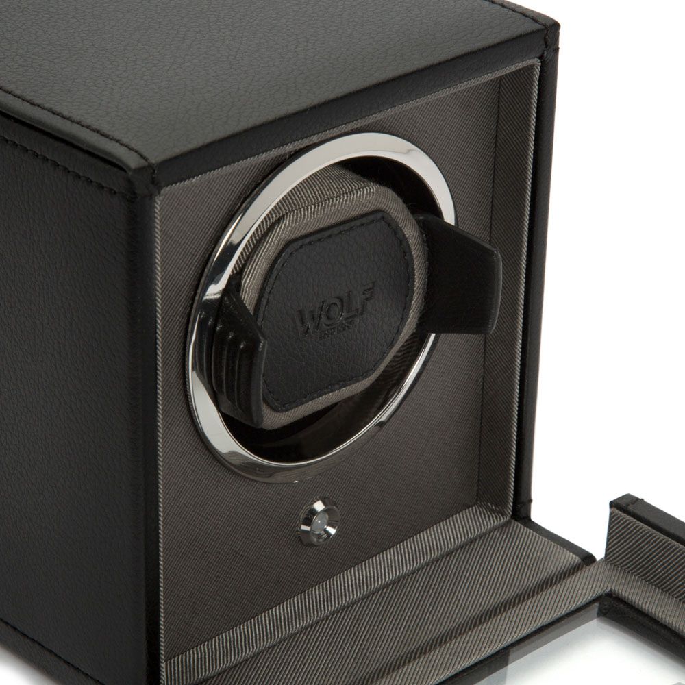 WOLF Horloge winder ZWART