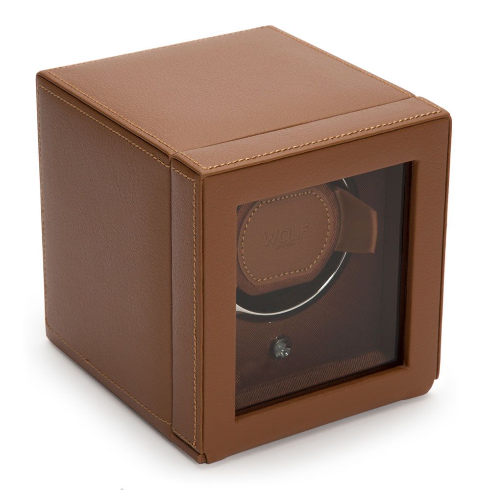 WOLF Horloge winder COGNAC