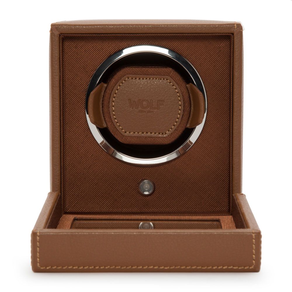 WOLF Horloge winder COGNAC