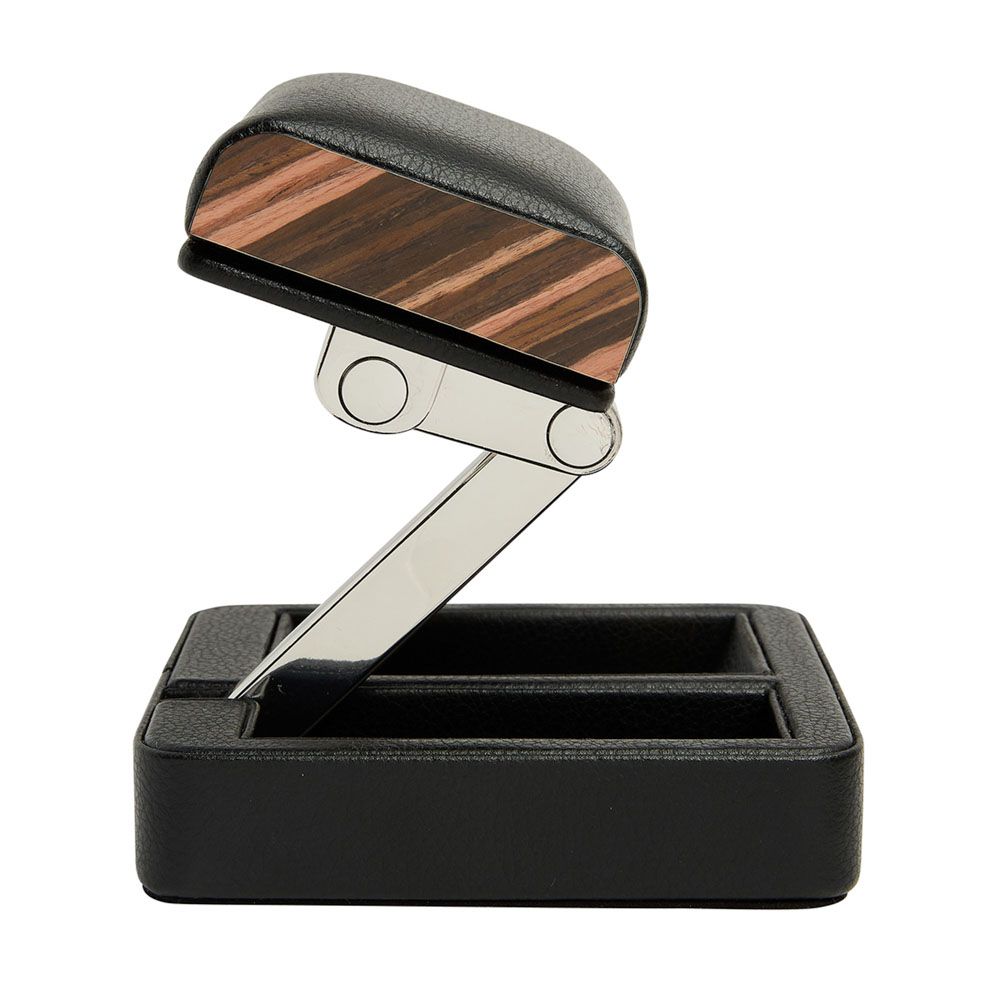 Roadster Single Travel Horloge houder ZWART
