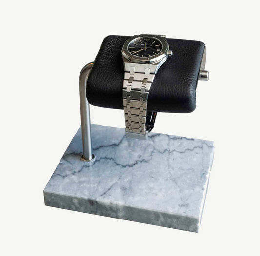 Horloge houder - Grijze marmer